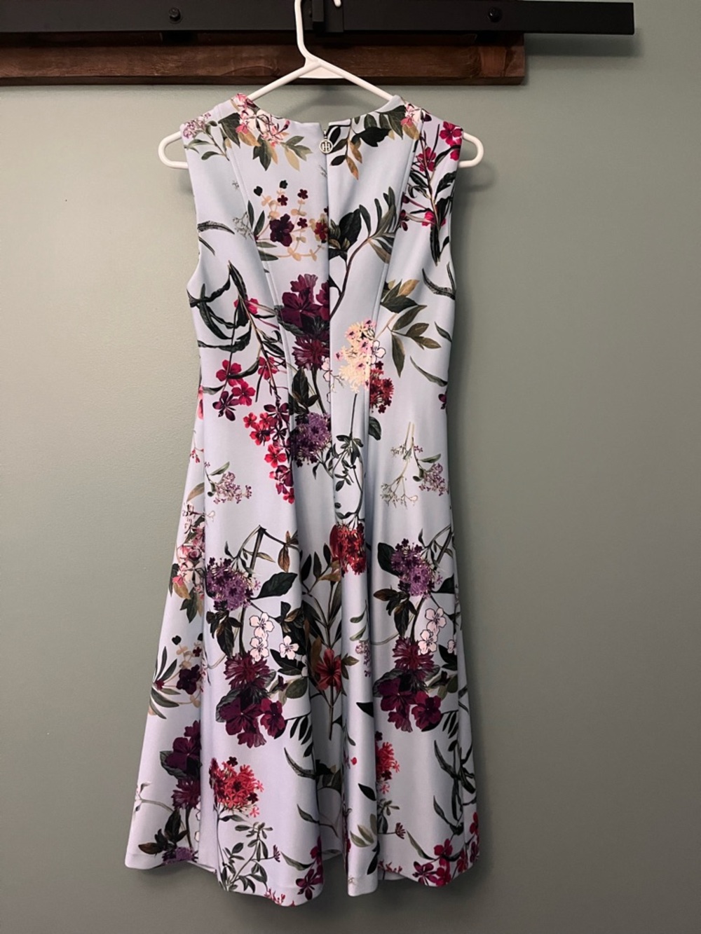 Tommy Hilfiger Light Blue Floral Midi Dress